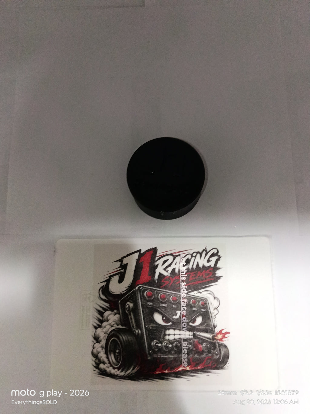 J1 RacingSystems MOZA Sim Racing Accessory kit. Wheel hub cover ,steering wheel wall mount