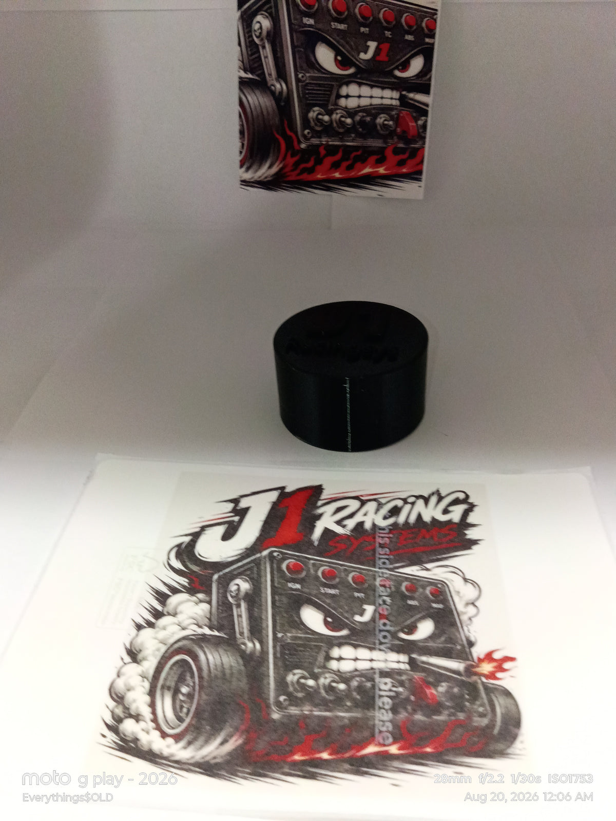 J1 RacingSystems MOZA Sim Racing Accessory kit. Wheel hub cover ,steering wheel wall mount