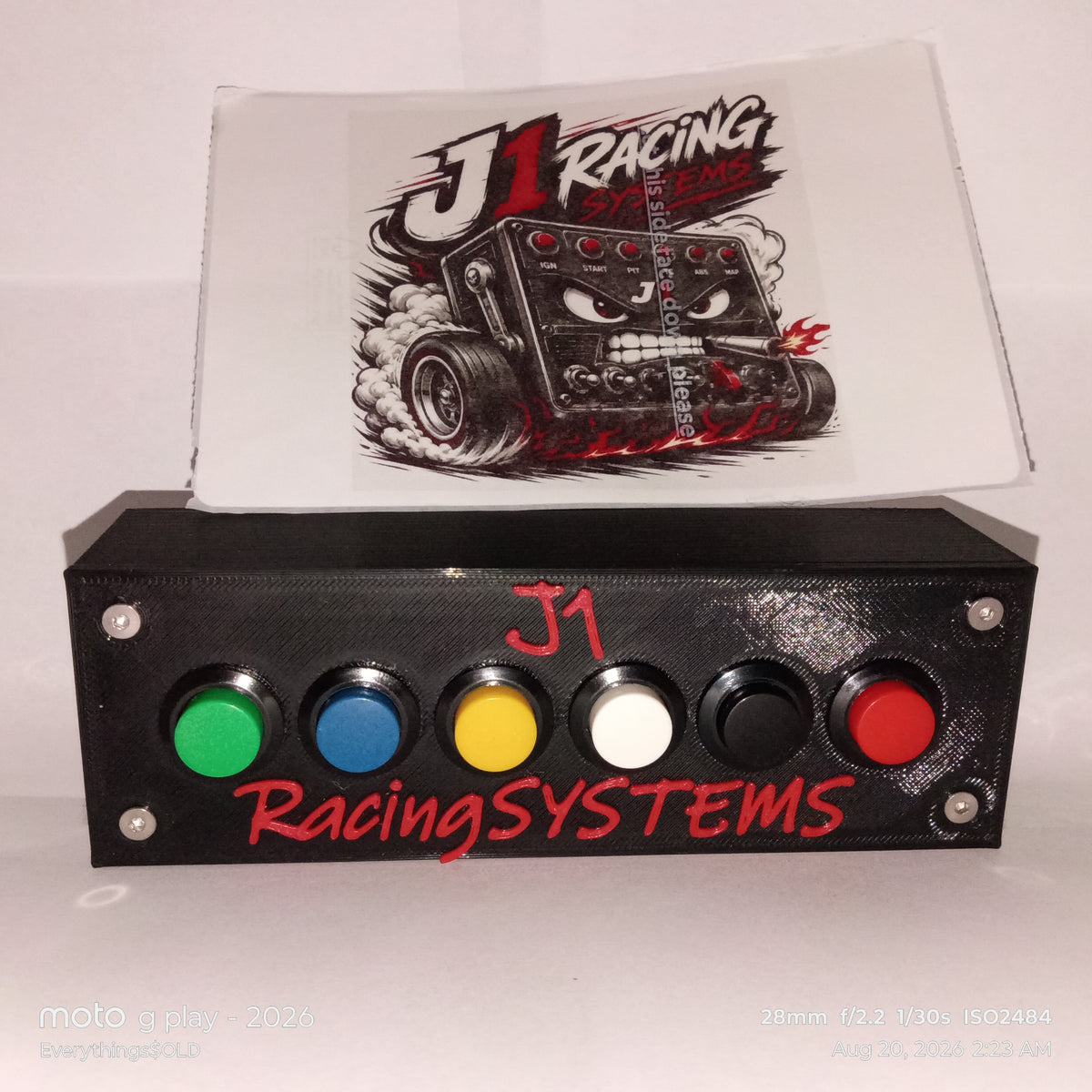 J1 S6 6 button racebox.base model