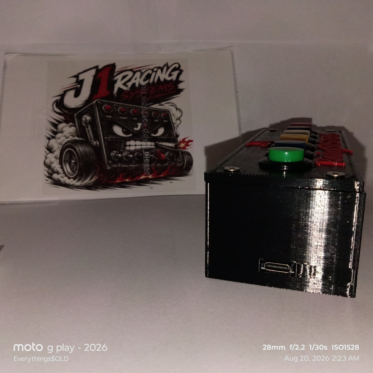 J1 S6 6 button racebox.base model